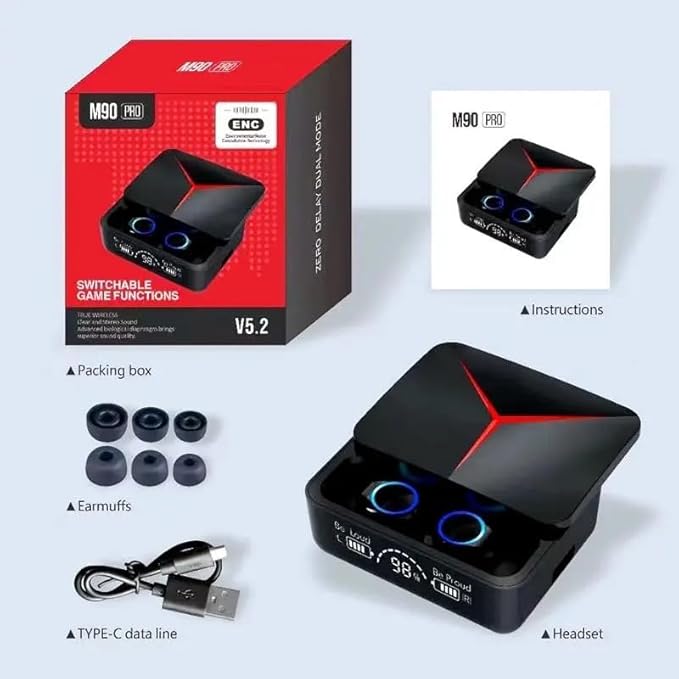 VIVIDUS Wireless Earbuds with Noise Canceling Mic, Bluetooth 5.3, Waterproof and Touch Control