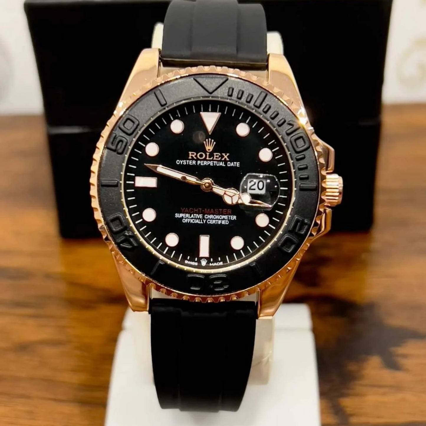 Rolex Yacht Master Automatic (Golden -Black)