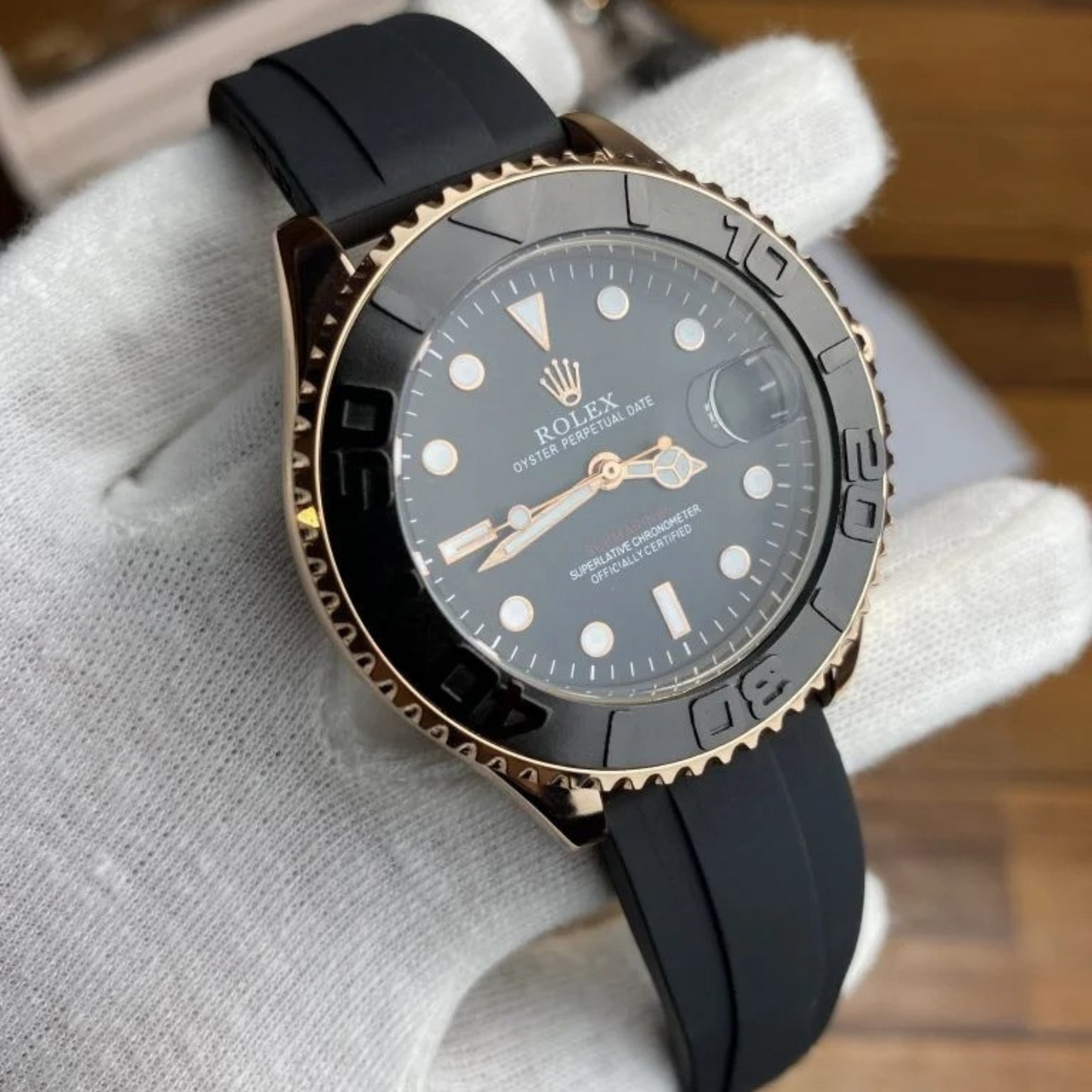 Rolex Yacht Master Automatic (Golden -Black)