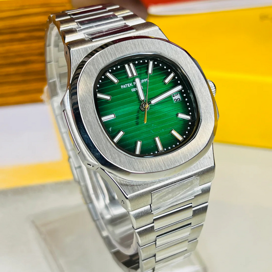 Patek Philippe Nautilus – Silver & Green
