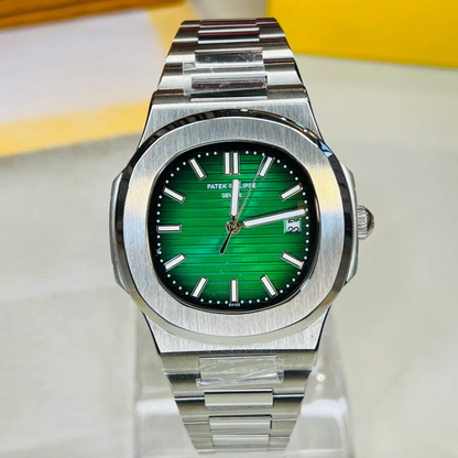Patek Philippe Nautilus – Silver & Green