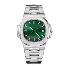 Patek Philippe Nautilus – Silver & Green